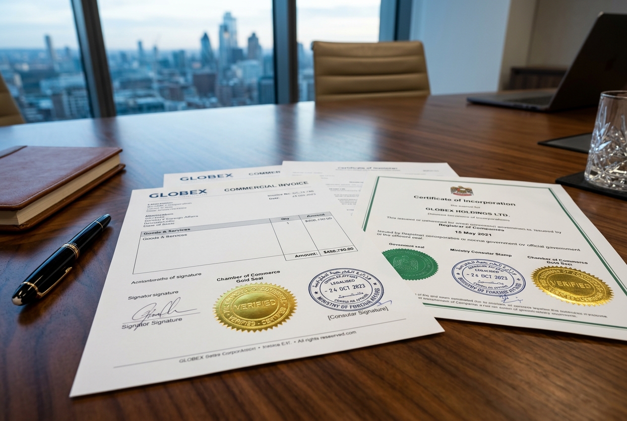 Commercial Document Attestation Qatar