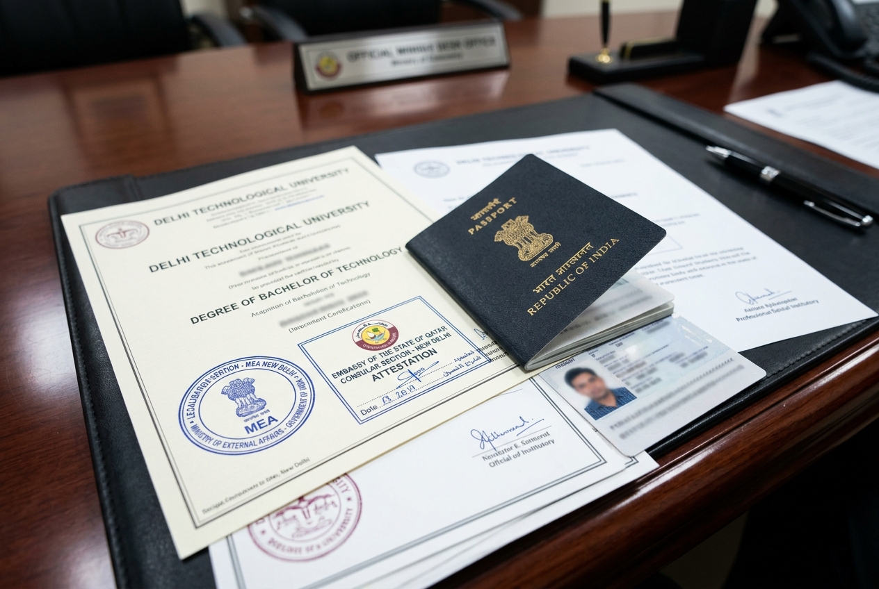 Indian Embassy Attestation Qatar